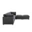 Canapé modulaire de coin avec repose-pieds Annai-1178610130