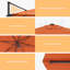 Parasol en porte-à-faux 132 po Derontae-788977042