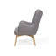 Linda Upholstered Armchair with Footstool-17953306