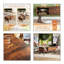 Table basse à plateau relevable en bois
