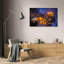 «Red Barrel Studio® Zuckerman», art sur toile tendue par Jim Gallery: Italie, Vernazza, Cinque Terra City éclairé la nuit-1351433761