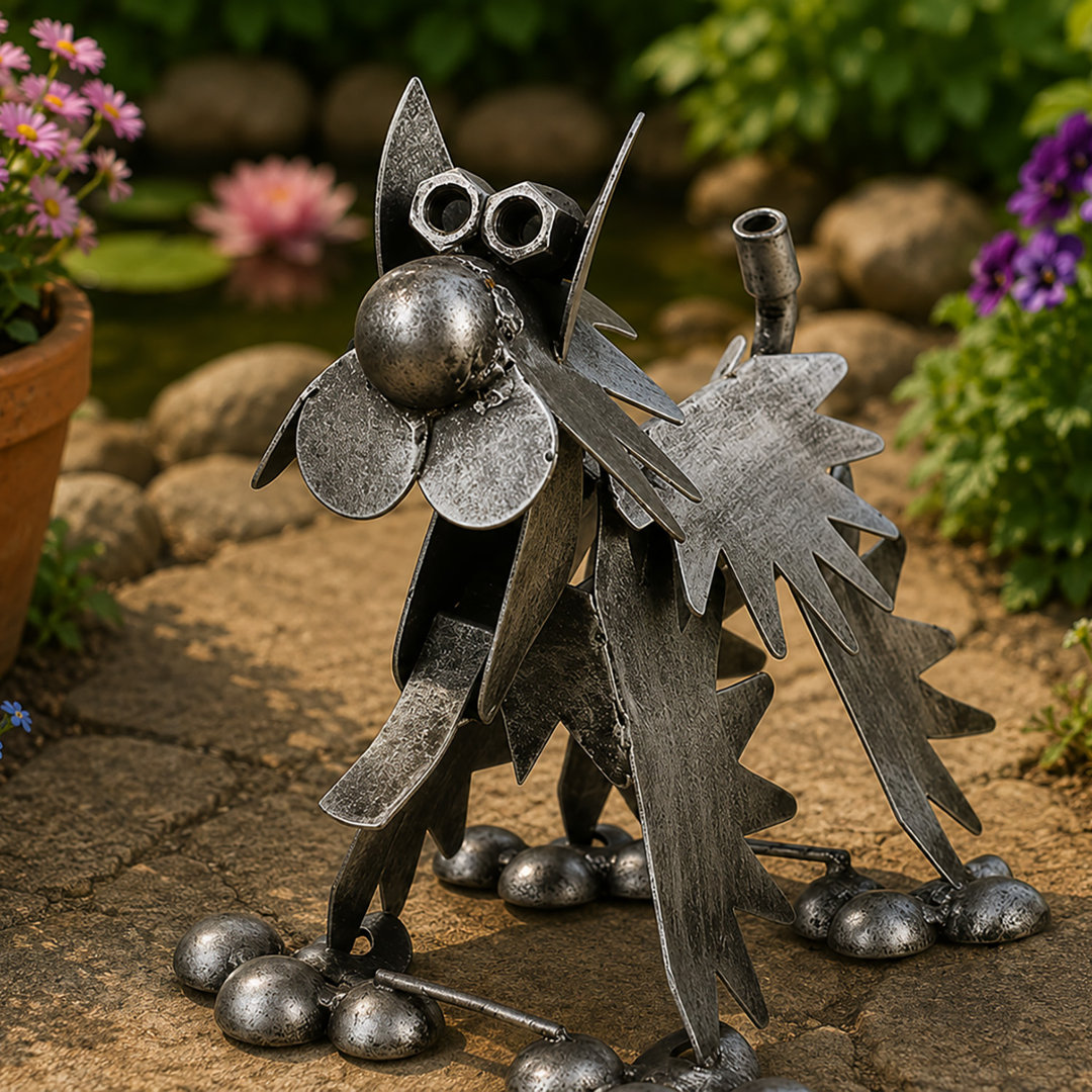 Alexys Cat Metal Garden Statue