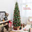 Lighted Artificial Fir Christmas Tree-1310328457