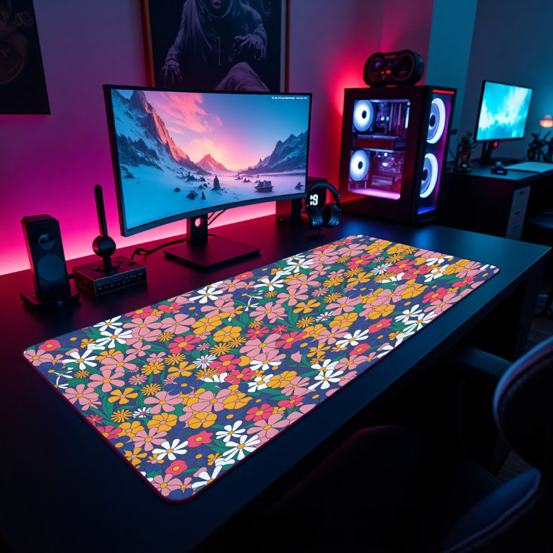 Polyester Desk Pad, 31.5x15.5