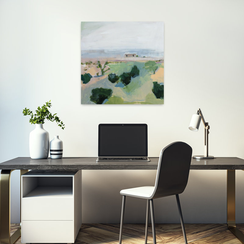 Art contemporain sur le chemin de Joshua Tree avec Adobe Adobes, H 18 po x l 18 po