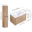 Meuble-lavabo 42 po avec lavabo et commode latérale - Accessoire contemporain en résine de luxe-2123250304