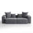 Boneless 2-Piece Upholstered Corduroy Modular Sectional Sofa – Fully Compressed, No Assembly Required-101043266