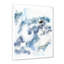 «Abstract of Dark Blue Clouds IV», peinture sur toile à cadre flottant-59850557-59850556