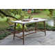 Boyd 72'' Rectangular 6 - Person Outdoor Dining Set with Cushions
