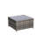 2 Pieces Patio Furniture Set,Outdoor Woven Sectional L- Shaped Patio Furniture ,Wicker Conversation Set with Ottoman, Detachable Lounger Table for Backyard Poolside,Beige-1797342045