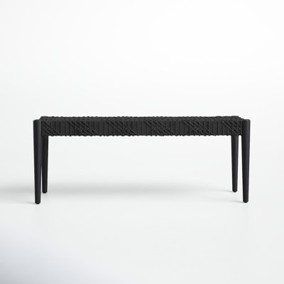 Kazbah 47" Genuine Leather Entryway Bench