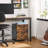 Mobile File Cabinet With 2 Drawers And Wheels, Printer Stand For Home Office, Organizer For A4 And Letter Sized Documents, Hanging File Folders