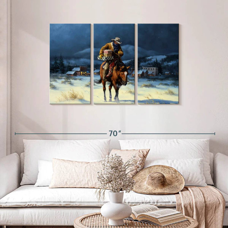 Lelar Bringing Christmas Home, 28" H x 45" W