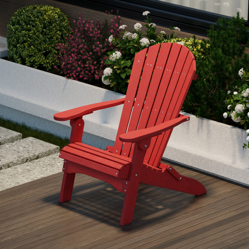 Chaise Adirondack pliante Heritage, Rouge cardinal