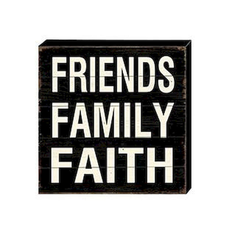 Décoration murale amis amis «Family Faith»
