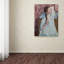 «Girl Arranging Her Hair» par Mary Cassatt - reproduction d'art sur toile tendue-1780228992