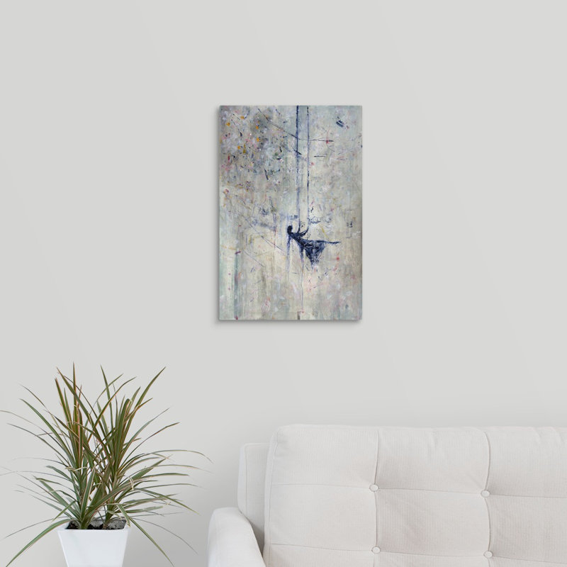 « étoile fleuri », peinture sur toile, Toile tendue, H 18 po x l 12 po x P 1,25 po