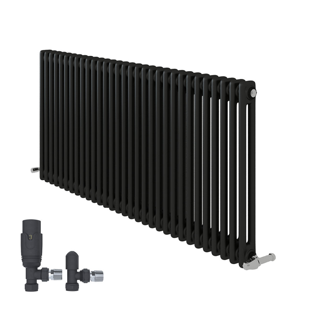 iBathUK Radiator + Angled Valve