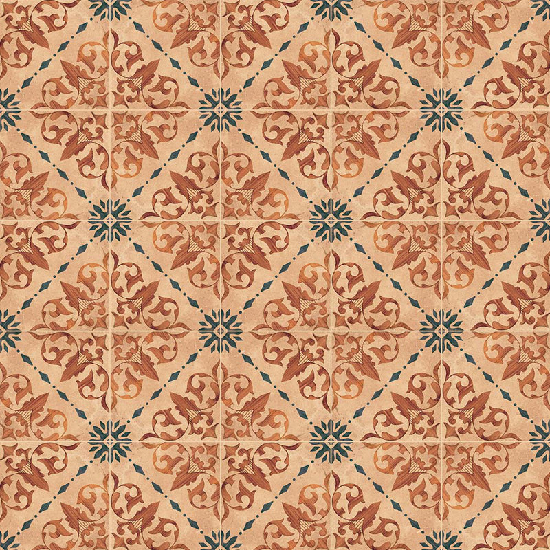 Cotto Rosa 4.5X4.5 Pattern Greta