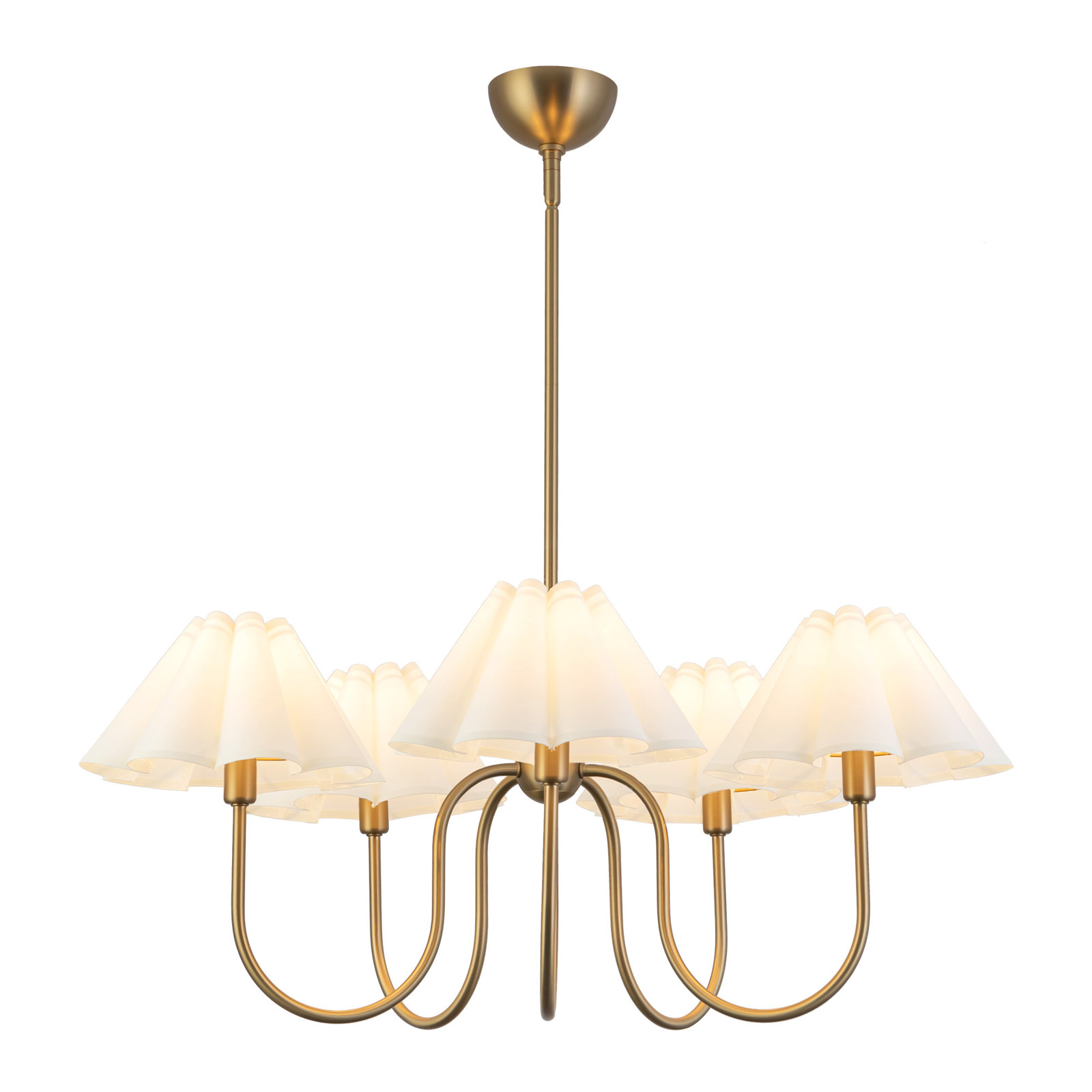 Serafina 31-In Chandelier, Gold