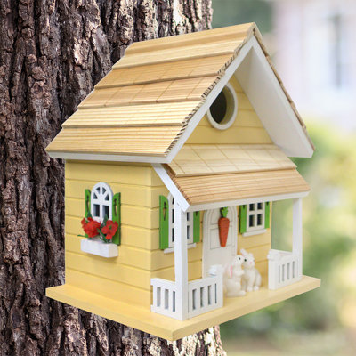 Maison d'oiseaux Bunny House - Jaune
