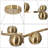 Bhagwan 6 - Light Statement Geometric LED Chandelier