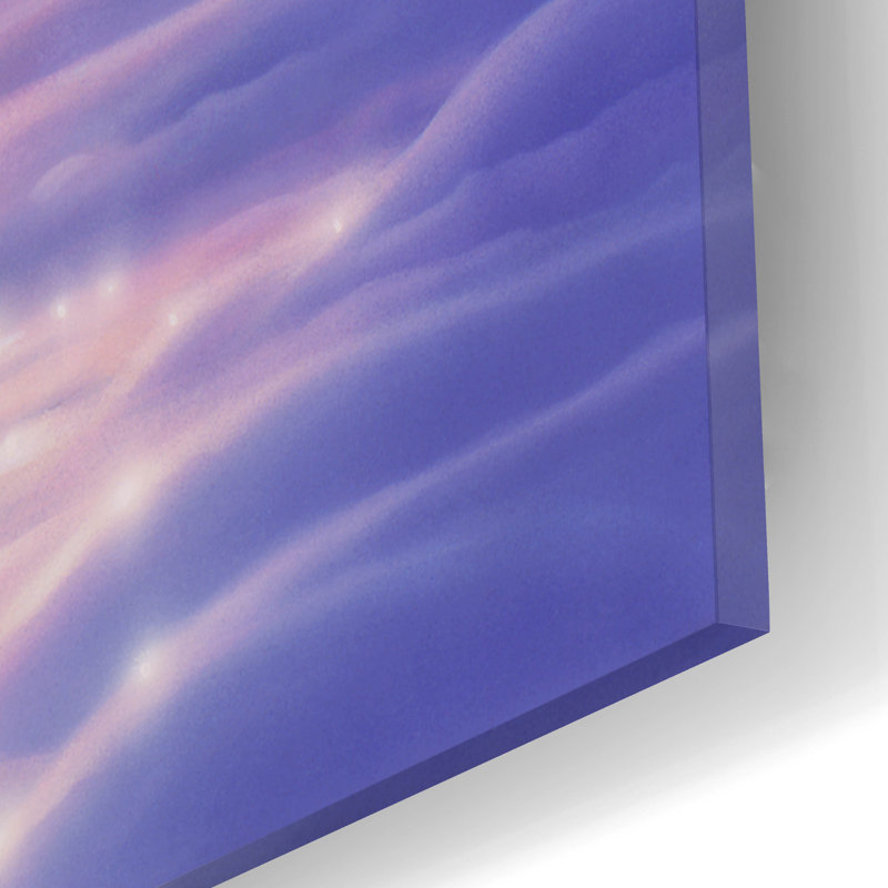 «Baby's Love» par Kirk Reinert, art en verre acrylique, H 16 po x l 12 po x P 0,13 po