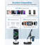 Station de recharge sans fil 3 en 1 FASLOOK pour chargeur Apple MagSafe