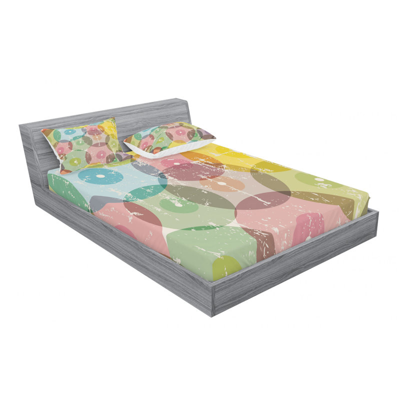 Microfiber Sheet Set, Queen Sheet Set with Fitted Sheet