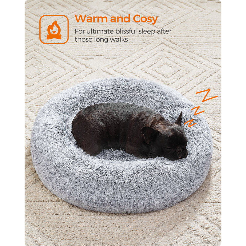 70x70x20cm Cotton Pet Bed, Light Grey