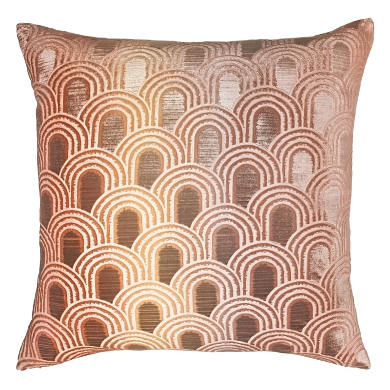 Endless Velvet Pillow Velvet Pillow Cover & Insert, Square 26", Sunstone
