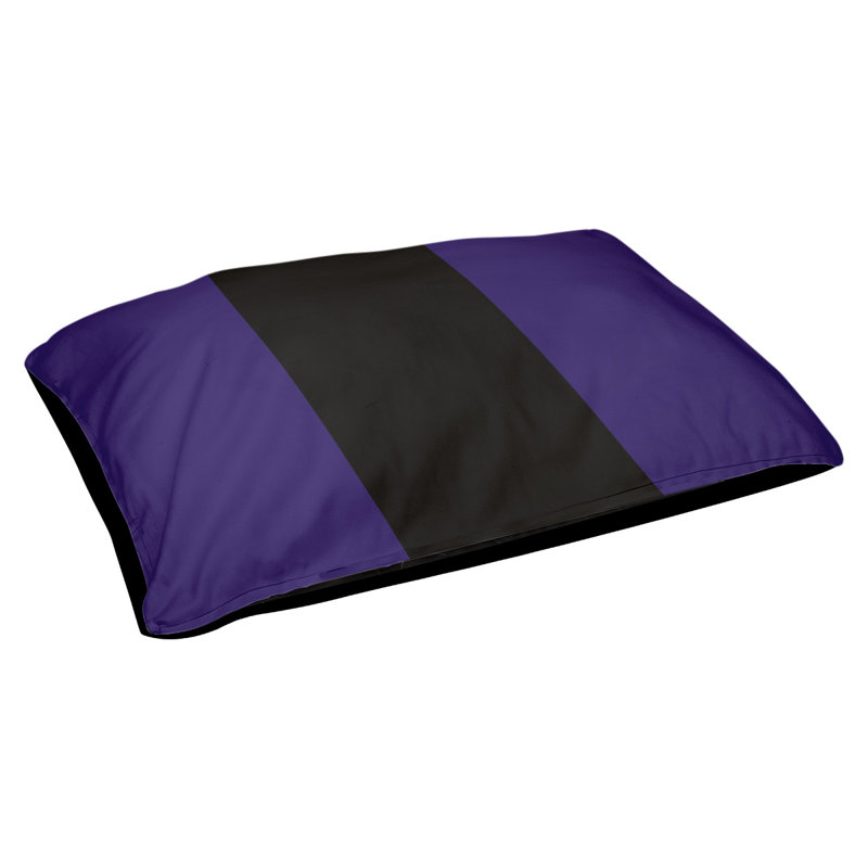 Coussin d'extérieur Toronto, Grand (l 50 po x P 40 po x H 7 po), Mauve / Noir