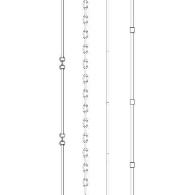 8' Washed Gray Chain