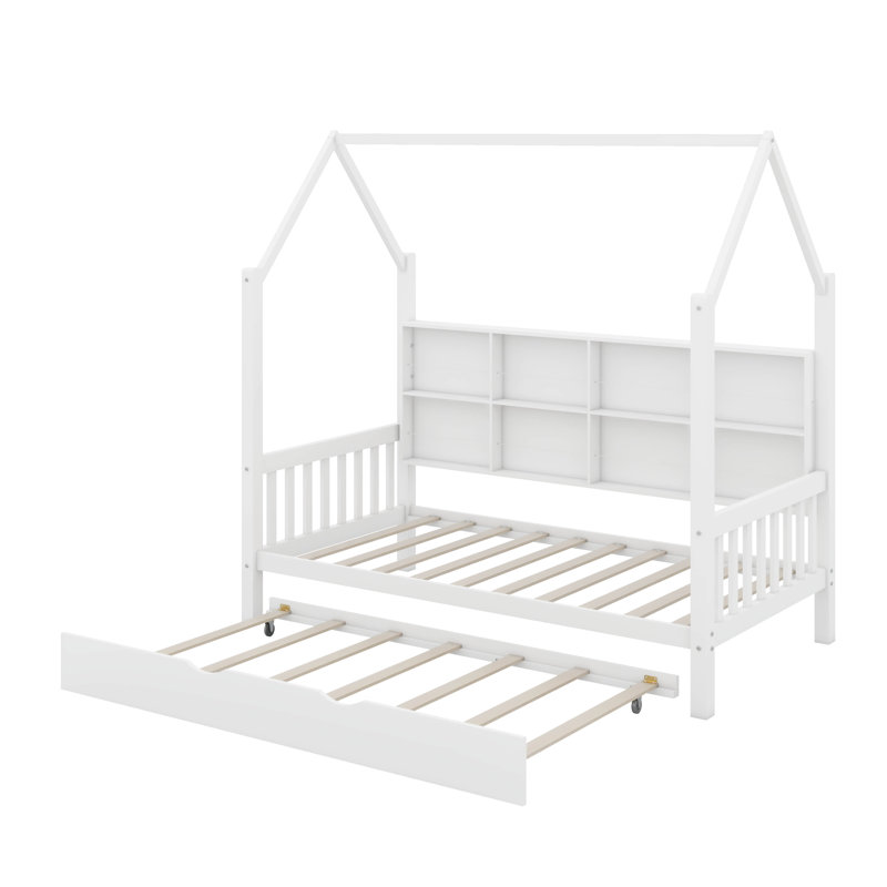 Lit simple avec lit gigogne, Lit simple