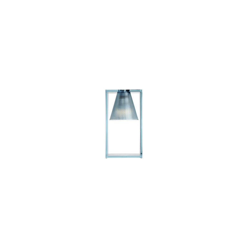 Lampe de table sculptée Light-Air, Bleu clair