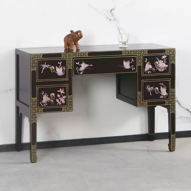 Commode peinte, Noir, noir, noir, noir