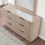 Commode 6 tiroirs et miroir Henry-1598023612