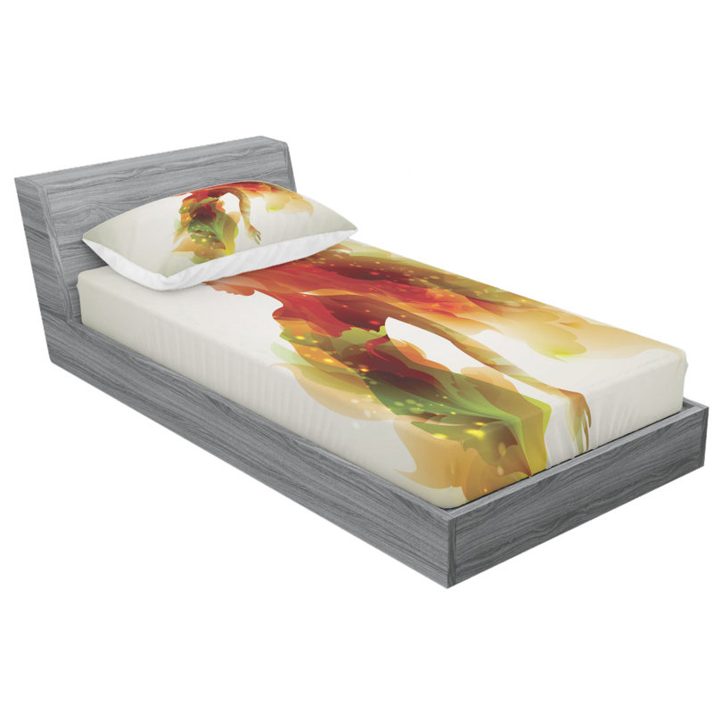 Microfiber Sheet Set, Twin Sheet Set with Fitted Sheet