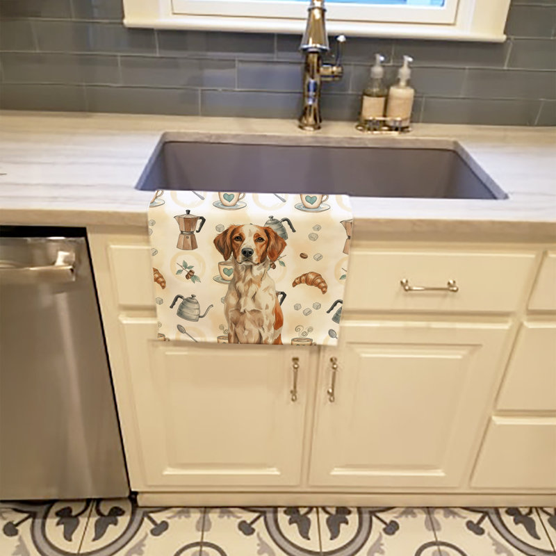 Roan Brittany Coffee Bar Kitchen Towel, Roan Brittany