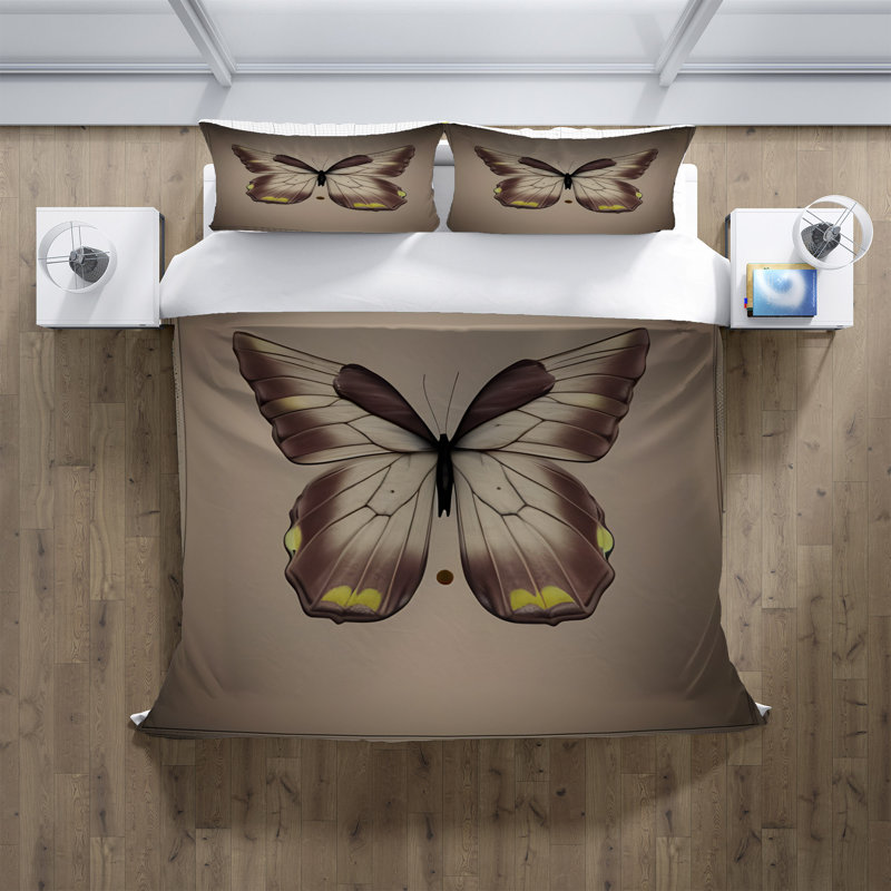 Ensemble de housse de couette , Housse de couette simple + 1 taie décorative pour