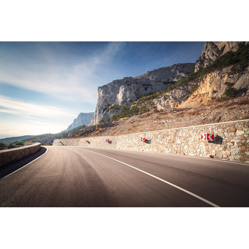 Crimean Mountains - Wrapped Canvas Print, 20cm H x 30cm W x 3.8cm D