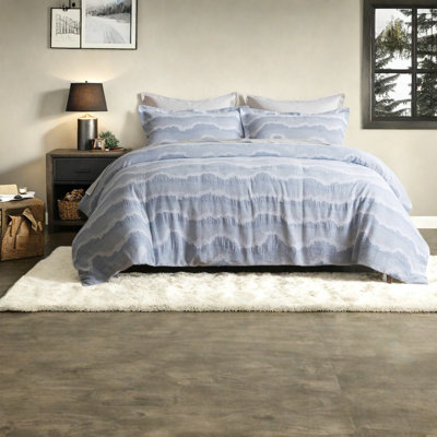 Premium Cotton Bedding Sets, 3 Piece King Jacquard Set for Modern Home