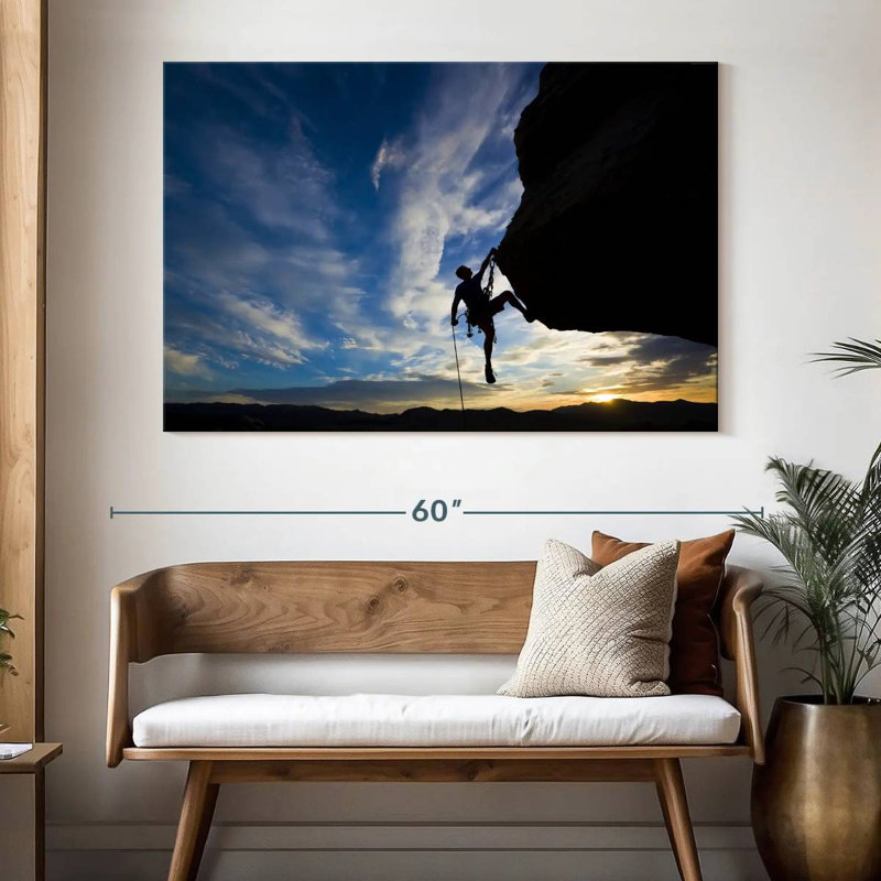 Sireci Keep Climbing, 34" H x 51" W