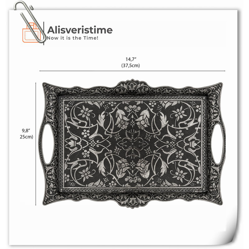 Tray Metal Tray, Black