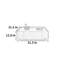 Table basse italienne de couleur noyer minimaliste-106547006