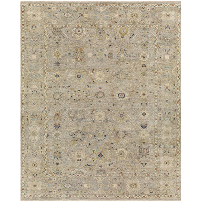 Wool Floral Area Rug