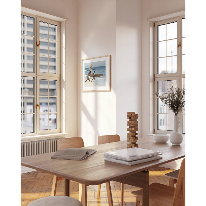 Cadre photo Darious, 20 po x 20 po avec passe-partout pour 16 po x 16 p, Beige
