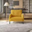 Fauteuil d'appoint en velours côtelé-1420156179