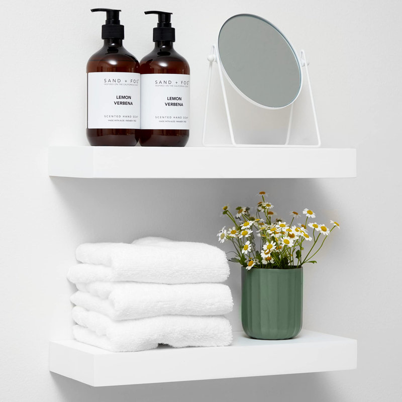 Floating Shelf, White