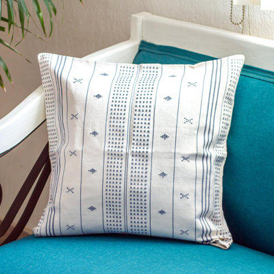 Cotton Throw Square Pillow Cover